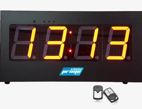 Seven Segment Display Led Saat 101mm