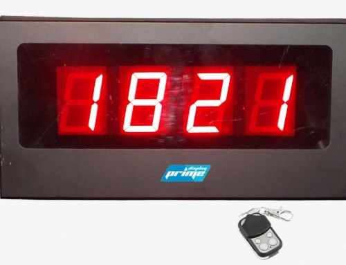 7 Segment Display Led Saat 57mm