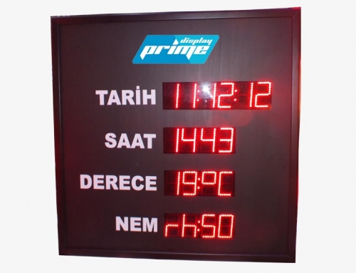 Led Tarih Panosu 10cm
