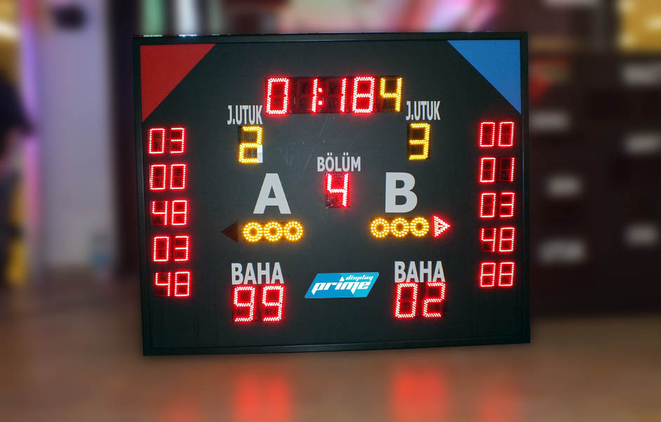 Spor Salonu Tipi Profesyonel Voleybol Skorbord Ürünleri