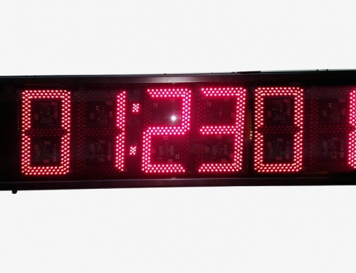 Dijital Led Kronometre 30cm