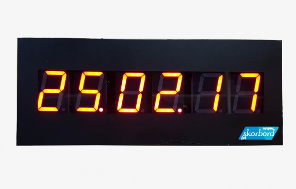 Seven Segment Tarih Panosu İstanbul