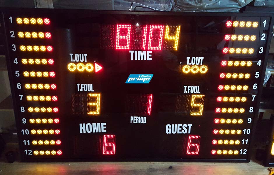Yarı Profesyonel Benekli Basketbol Skorbord Ürünleri