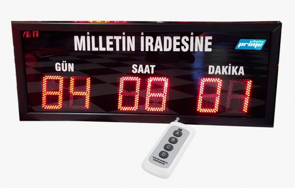 Seçim Reklam Tanıtım Hedef Zaman Sayaçları Fiyatı